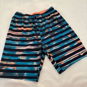 NikeMen's Striped Swim Shorts